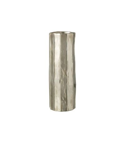 Paris Prix - Vase Design En Argile ary 50cm Argent
