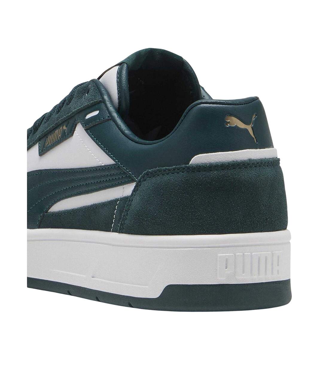 Baskets Court Classic Femme Blanc  Vert Puma-2