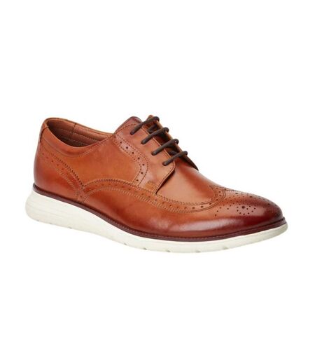 Chaussures Brogues Flight Homme Marron Clair Base London