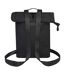 Turner roll top 12l laptop backpack one size solid black Floso-2
