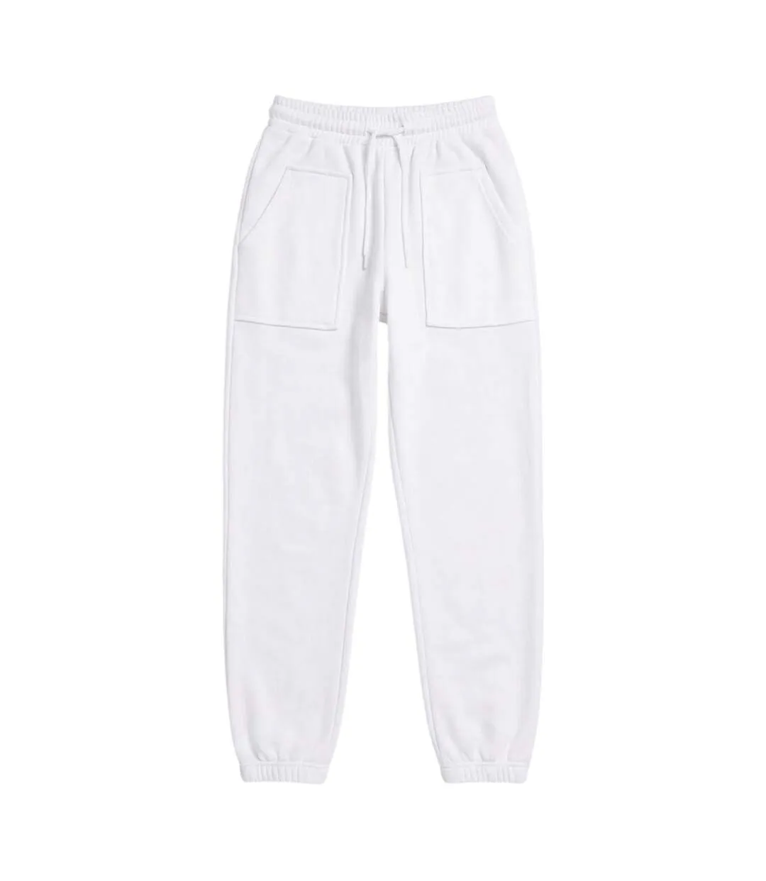 Womens/ladies Oversized Joggers White Missy Empire-2