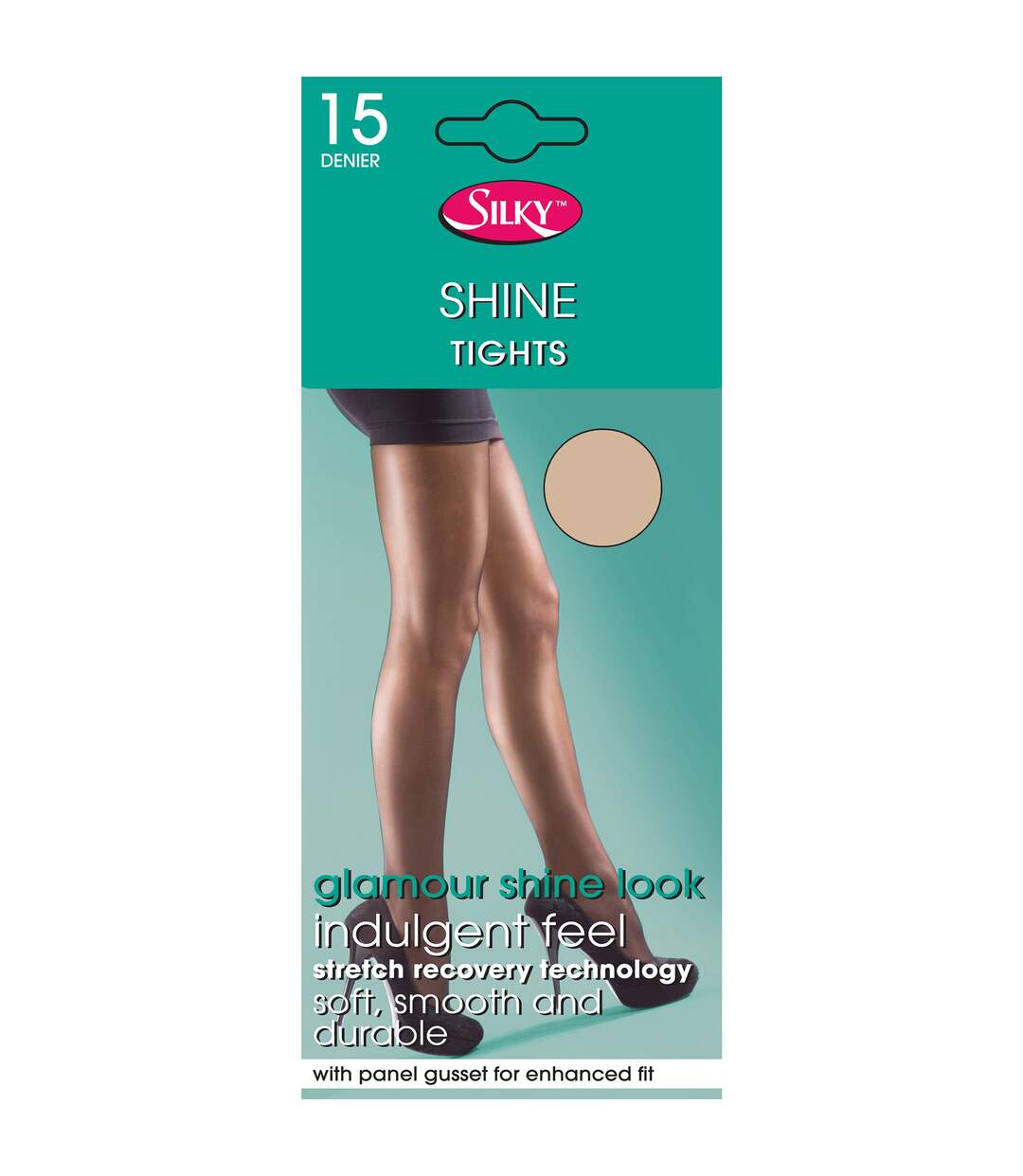 Shine collants grandes tailles 1 paire femme naturel Silky-1