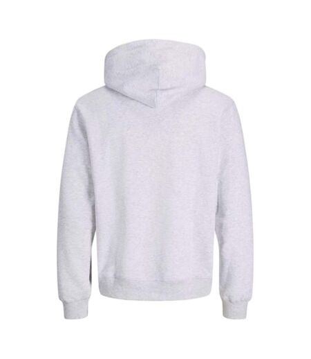 Mens Logo Hoodie Bright White Jack And Jones
