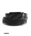 Ceinture homme en cuir de vachette de couleur noir - Sangle réglable