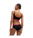 Womens/ladies Repeat Logo Thong Black Hugo-3