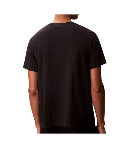 T-shirt noir homme calvin klein jeans ss 20s eu