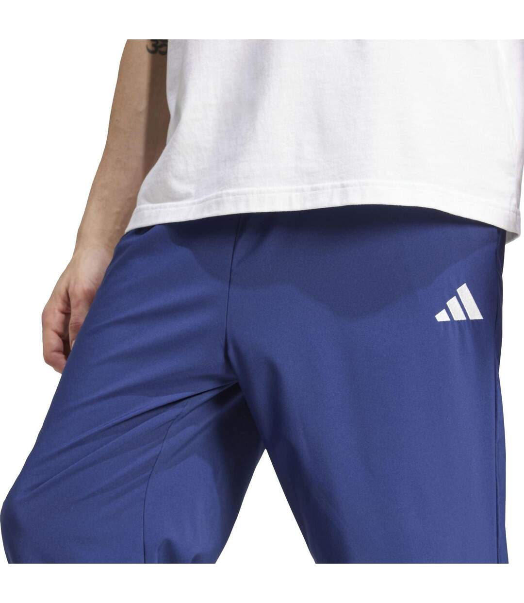 Pantalon De Jogging Stanford Homme Bleu Foncé Blanc Adidas-4