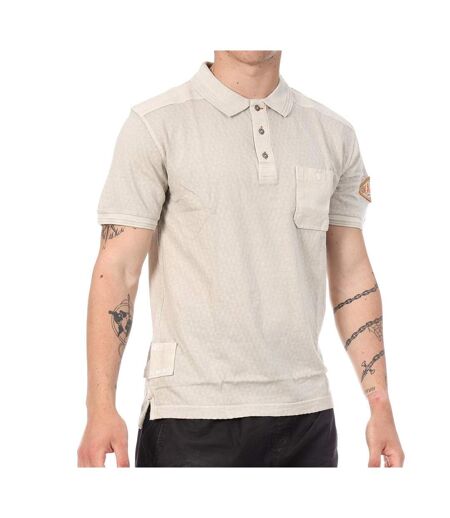 Polo gris/beige homme kaporal bakum91