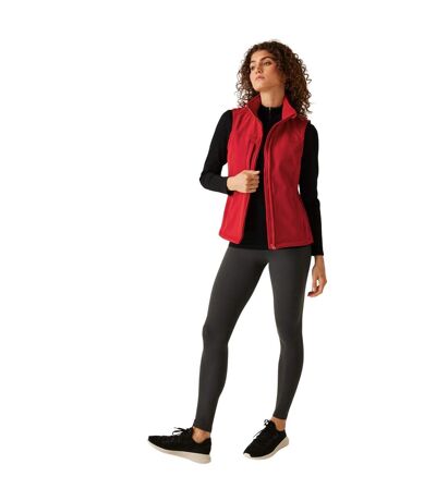 Womens/ladies Flux Softshell Gilet Classic Red Regatta