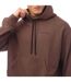 Mens Tempera Relaxed Fit Hoodie Brown Marcelo Burlon-3