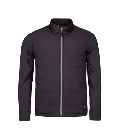 Men's Hybrid Fleece Lined Jacket Full Zip | Insulated Waterproof Coat