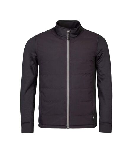 Men's Hybrid Fleece Lined Jacket Full Zip | Insulated Waterproof Coat
