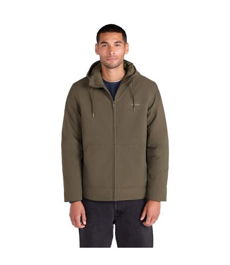 Mens Jack Borg Lined Jacket Green Animal
