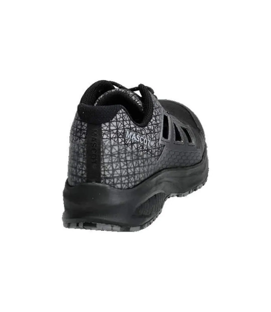 Mens Accelerate Safety Sandals Black Mascot-2