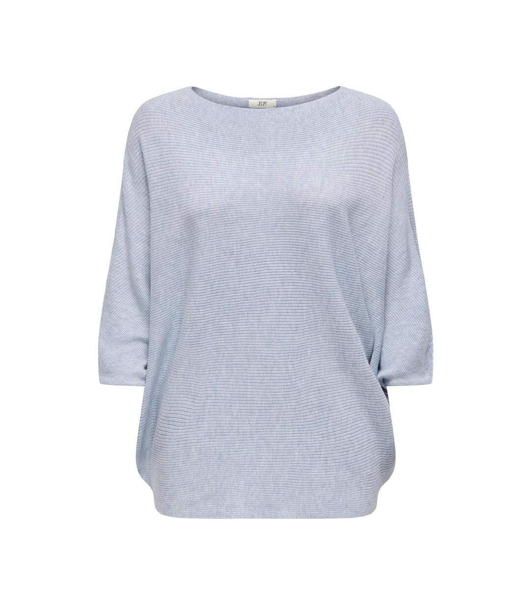 Pull bleu clair manches 3/4 femme jdy new behave - l-1