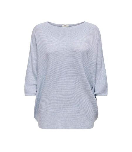 Pull bleu clair manches 3/4 femme jdy new behave - l