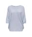 Pull bleu clair manches 3/4 femme jdy new behave - l-1