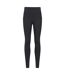 Womens/ladies Blackout High Waist Leggings Black Mountain Warehouse-2