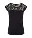 Haut Motif/style Dentelle Femme Noir Urban Classics-2