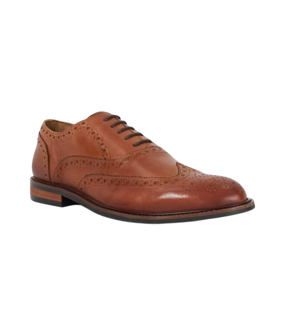 Richelieus Officiel Motif/style Dessin Homme Marron Clair Dune London-4