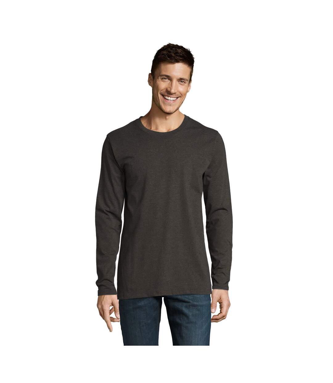 T-shirt Imperial Homme Charbon Chiné SOLS-2