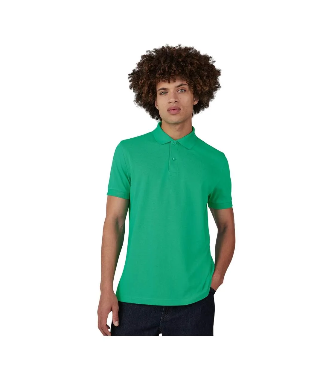 Chemise My Eco Polo 65/35 Homme Vert B&C-1