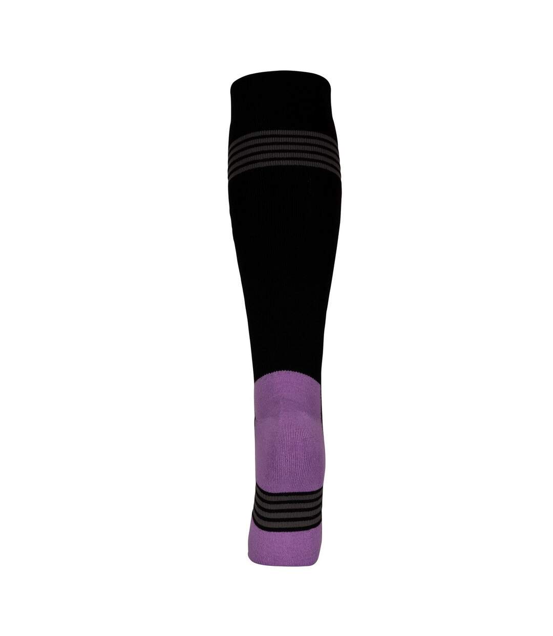 Chaussettes de ski icy adulte noir / violet Trespass-2