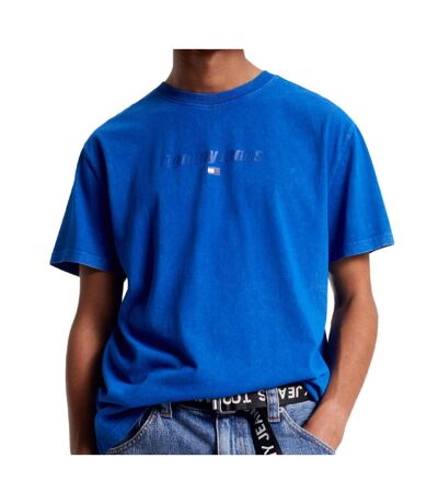 T-shirt Bleu Homme Tommy Hilfiger New Tonal