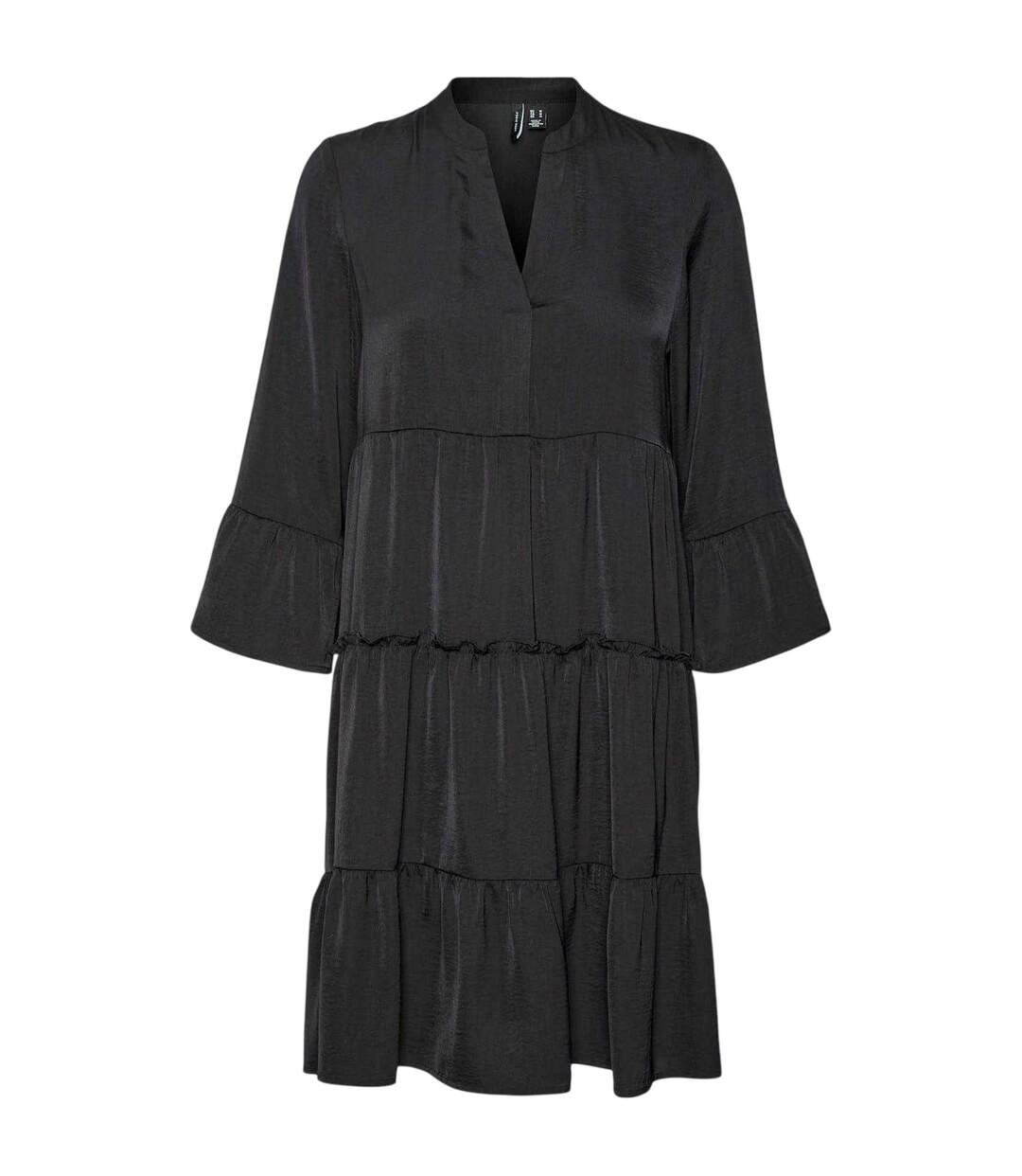 Robe Chemise Femme Noir Vero Moda-2