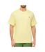 T-Shirt jaune homme lacoste essentiel-1