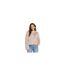 Womens/ladies Reysha Teddy Fleece Jacket Beige 4th & Reckless-1