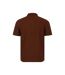 Mens Herringbone Cotton Polo Shirt Chocolate Jack Wills-2