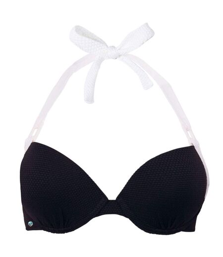 Haut de maillot push-up noir/ivoire Yéyé by Brigitte Bardot