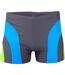 Short De Bain Sykes Homme Gris Bleu Vert Crowell-1