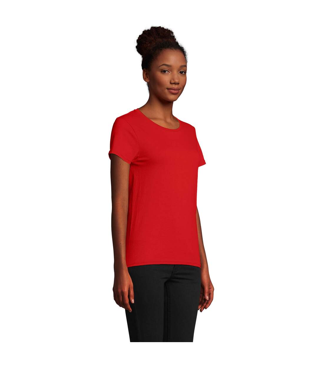 T-shirt Pioneer Femme Rouge SOLS-3