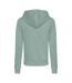 Sweat À Capuche College Femme Vieux Vert Awdis-2