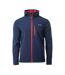 Veste Softshell Caen Homme Bleu Marine Foncé Hi-Tec-3