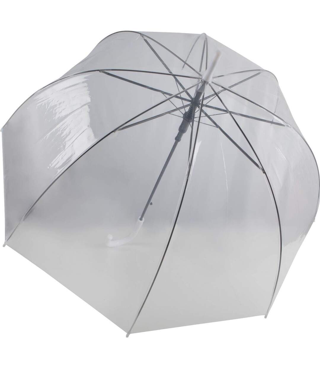 Parapluie canne transparent - KI2024 - blanc-1