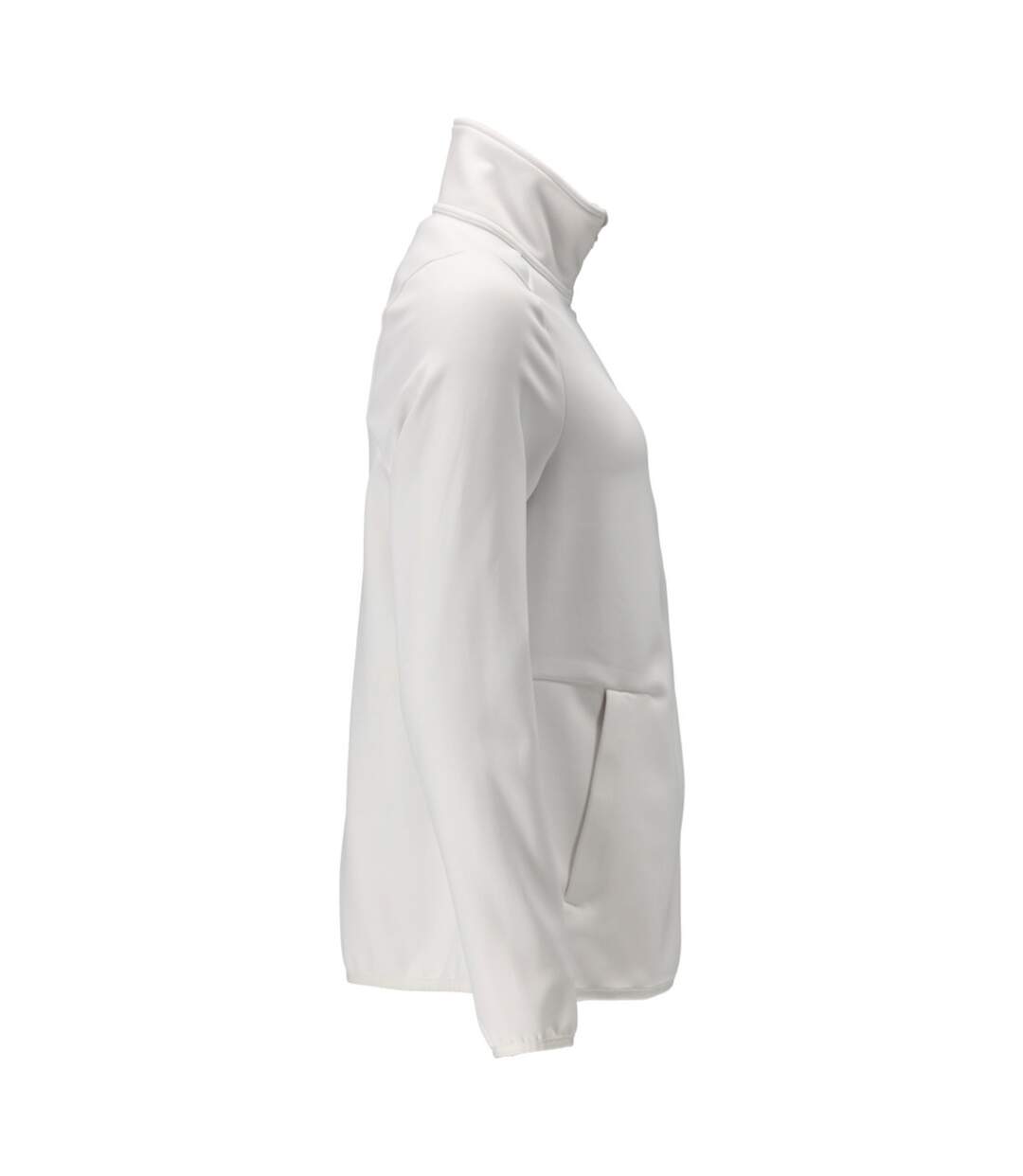 Womens/ladies Customised Fleece Jacket White Mascot-4