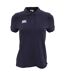 Canterbury Womens/Ladies Waimak Short Sleeve Pique Polo Shirt (Black) - UTPC2482