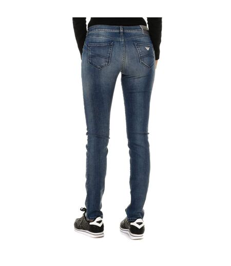 Women's 6X5J23-5D0FZ Long Jeans