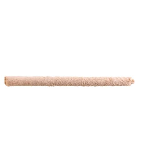Boudin Bas de Porte Imitation Fourrure Foxy 80cm Sable