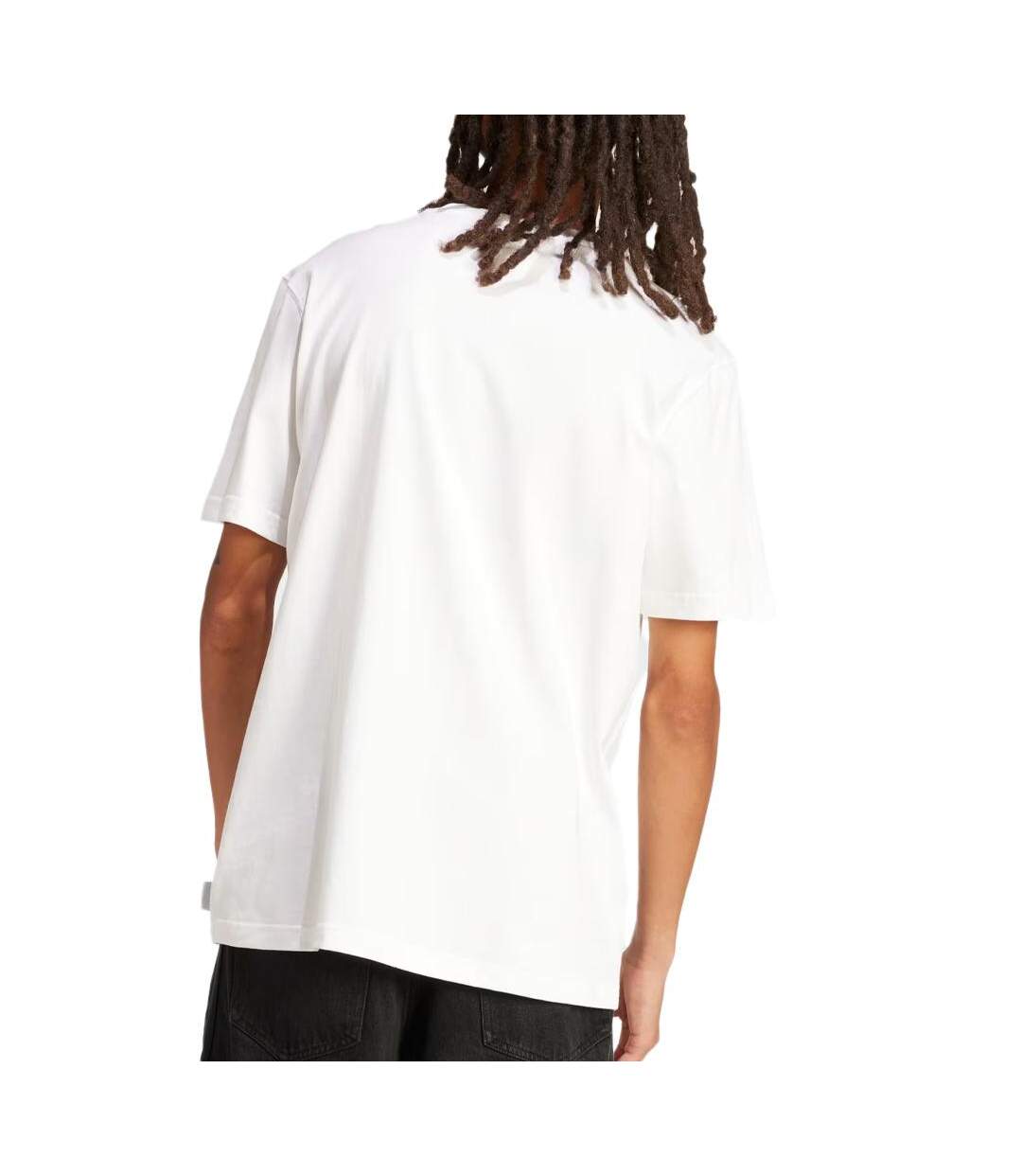 T-Shirt blanc homme adidas flames - m-2