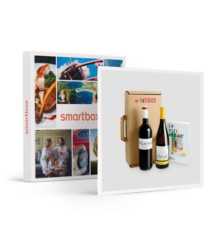 Box Mariages du Palais : 2 bouteilles de vin et livret de dégustation durant 3 mois - SMARTBOX - Coffret Cadeau Gastronomie