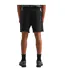 Mens Fleece Graphic Print Sweat Shorts Washed Grey GodMade-4