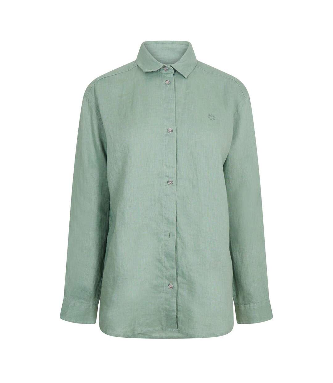 Chemise Manches Longues Femme Vert Timberland-1