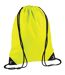 Sac De Gym 11 Litres Taille Unique Jaune Fluo Bagbase-1