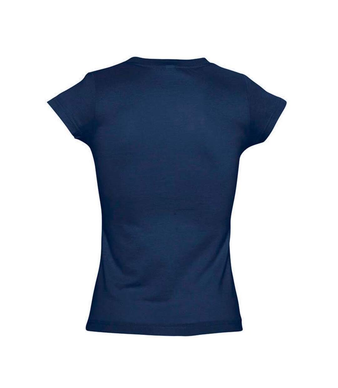 T-shirt Moon Femme Bleu Marine Français SOLS-2