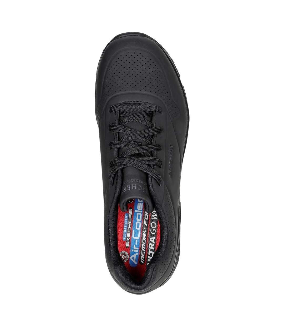 Womens/ladies Uno Sr Safety Trainers Black Skechers-4