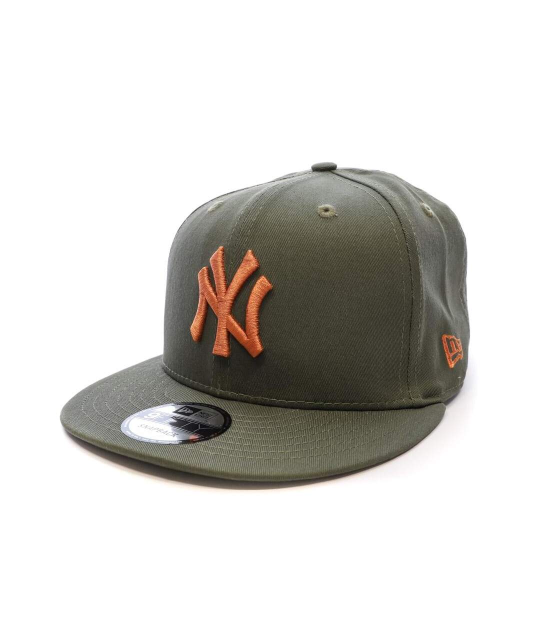 Casquette kaki/orange homme new era white crown - m/l-1